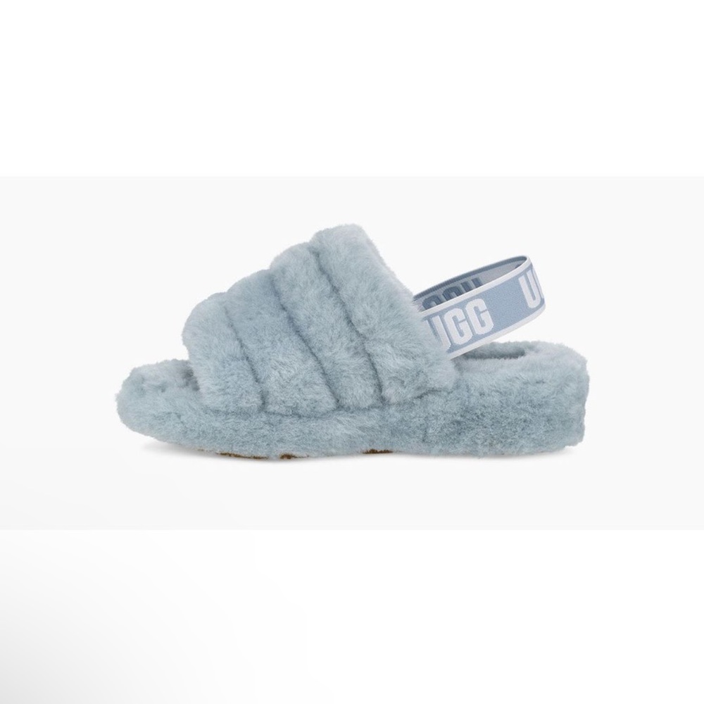 🧡 Blue Ugg “Fluff Yeah” Woman’s size 9 Slides